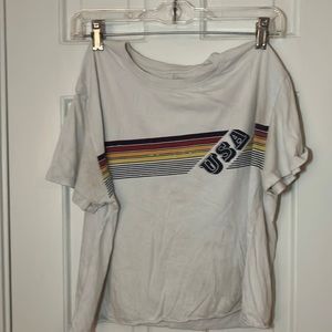 Cropped USA tee M Grayson threads